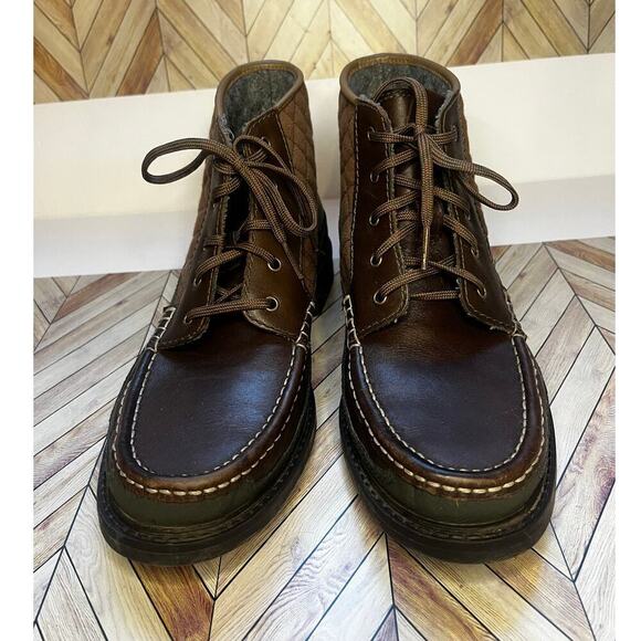 Cole Haan Pinch Maine Classic Boots Lace Up Moc Toe Brown Mens Size US 7.5 M - Picture 6 of 10